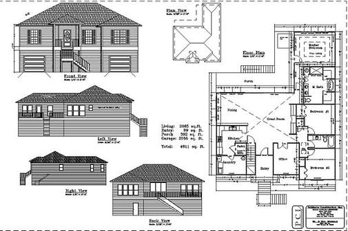  Elevation  House  Plan  Dennis Arch Portfolio